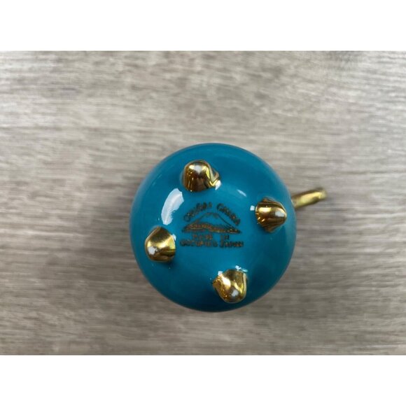 Vintage Chugai China Espresso Cup & Saucer, Hand Painted Made in Occupied Japan - Picture 6 of 10